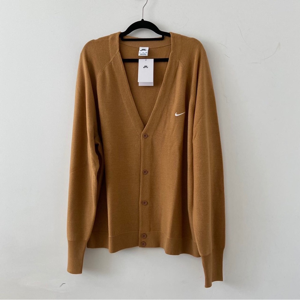 Unisex Nike SB Skate Wool Blend Cardigan Size XXL